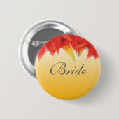 Hochzeitsgeschenk, Braut oder Bräutigam Button (Vorne & Hinten)