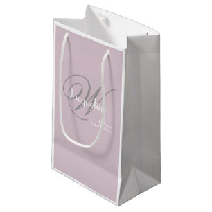 Hochzeitsgeschenk Bridesmaid Modernes Monogramm Ch Kleine Geschenktüte