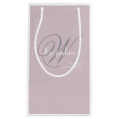 Hochzeitsgeschenk Bridesmaid Modernes Monogramm Ch Kleine Geschenktüte (Vorderseite)