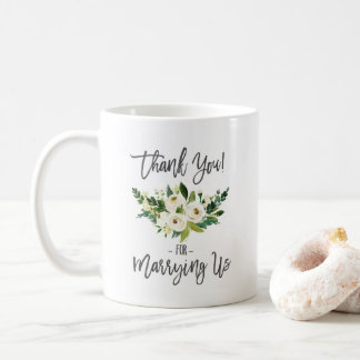 Hochzeitsgeschenk - Danke, dass Sie uns heiraten Kaffeetasse