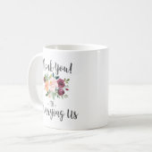 Hochzeitsgeschenk - Danke, dass Sie uns heiraten Kaffeetasse (Vorderseite Links)