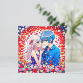 Hochzeitsgeschenk Dankeschön Hinweise Einladung (Stehend Vorderseite)