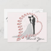 Hochzeitsgeschenk Dankeschön-Karte Postkarte (Vorne/Hinten)