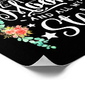 Hochzeitsgeschenk | Du bist mein Mond und alle Ste Poster (Ecke)