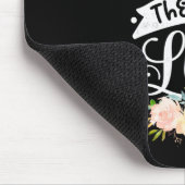 Hochzeitsgeschenk | Es gibt Liebe Leben Mousepad (Ecke)