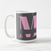 Hochzeitsgeschenk für Braut Nachname Frau Cup Kaffeetasse (Links)