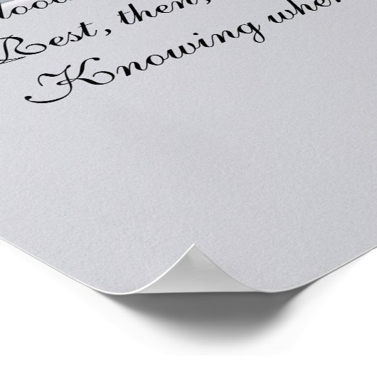 Hochzeitsgeschenk für Braut und Bräutigam Poster (Ecke)