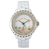 Hochzeitsgeschenk für den Fall von Braut Thema Armbanduhr (Vorderseite)