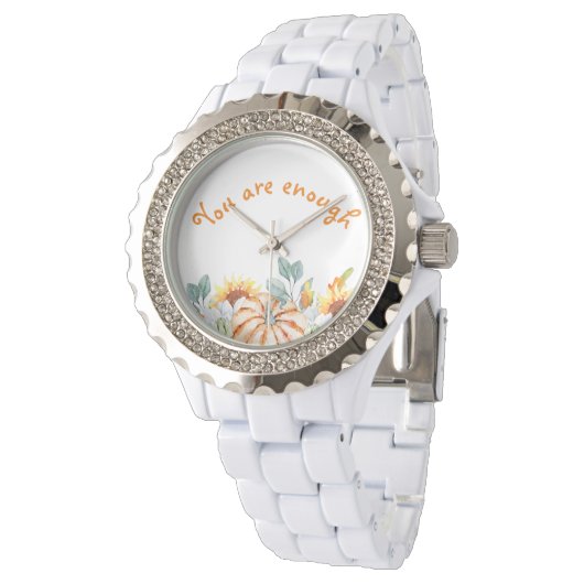 Hochzeitsgeschenk für den Fall von Braut Thema Armbanduhr (Schrägansicht)