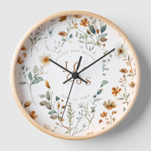 Hochzeitsgeschenk für die Wilde Blume Uhr