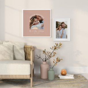 Hochzeitsgeschenk für Foto in Rosa Wohngestaltung