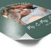 Hochzeitsgeschenk für grünes Foto Wohngestaltung (Ecke)