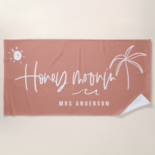 Hochzeitsgeschenk für Honeymoonin Strandtuch
