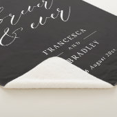 Hochzeitsgeschenk für immer und immer sherpadecke (3/4)