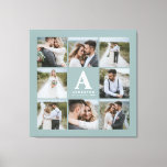 Hochzeitsgeschenk für mehrere Fotos Leinwanddruck<br><div class="desc">Multi Foto Monogramm Hochzeitsgeschenk. Ideal für Hochzeiten,  neue Zuhause,  Jubiläum,  Geburtstag oder Weihnachtsgeschenk. Eine lustige Art,  all Ihre schönen Fotos zu zeigen.</div>