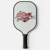 Hochzeitsgeschenk für Pickleball Pickleball Schläger (Vorderseite)