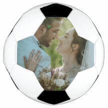 Hochzeitsgeschenk Fußball Custom Paar Bild Design