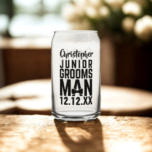 Hochzeitsgeschenk Glas in Form einer Dose für den 
