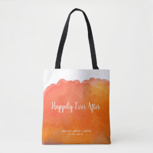 Hochzeitsgeschenk glücklich nach dem Pfirsich Tasche