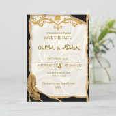 Hochzeitsgeschenk - Hochzeitsfeier Einladung (Stehend Vorderseite)