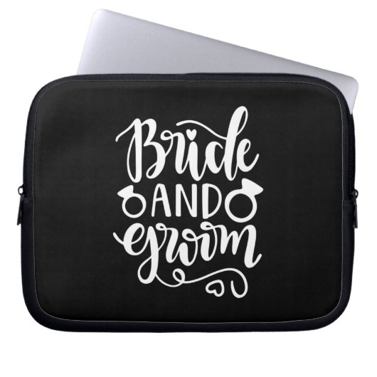 Hochzeitsgeschenk Laptopschutzhülle (Vorderseite)
