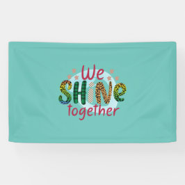 Hochzeitsgeschenk machen wir zusammen banner