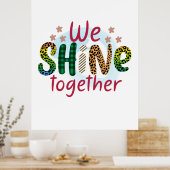 Hochzeitsgeschenk machen wir zusammen poster (Küche)