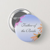Hochzeitsgeschenk, märchenhafte Blume Button (Vorne & Hinten)