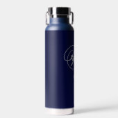 Hochzeitsgeschenk Modernes Chic Monogram Stilvoll  Trinkflasche (Vorne)