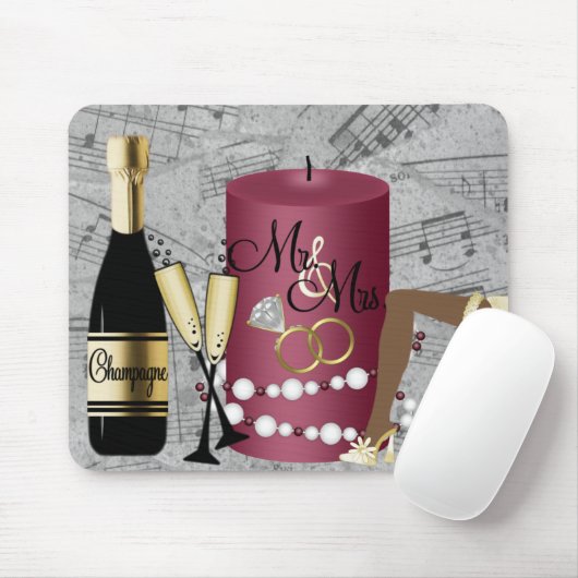 Hochzeitsgeschenk Mousepad (Mit Mouse)
