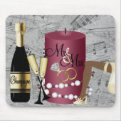 Hochzeitsgeschenk Mousepad (Vorne)
