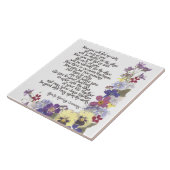 Hochzeitsgeschenk oder Verlobung Fliese (Seite)