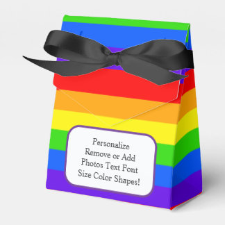 Hochzeitsgeschenk - Personalisierbares Regenbogen- Geschenkschachtel