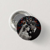 Hochzeitsgeschenk personalisierte Geschenkideen Button (Vorne & Hinten)