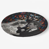 Hochzeitsgeschenk personalisierte Geschenkideen Pappteller (Schrägansicht)