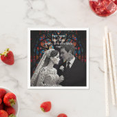 Hochzeitsgeschenk personalisierte Geschenkideen Serviette (Beispiel)