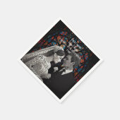 Hochzeitsgeschenk personalisierte Geschenkideen Serviette (Ecke)