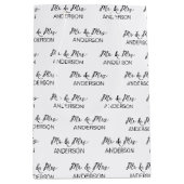 Hochzeitsgeschenk personalisierter Name Mittlere Geschenktüte (Vorderseite)