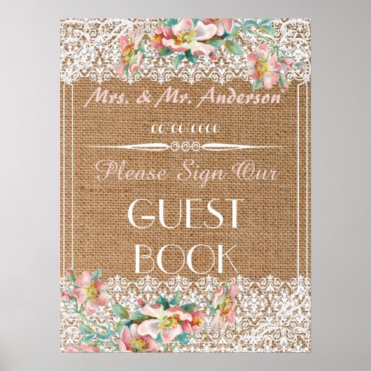 Hochzeitsgeschenk-Poster Poster (Vorne)