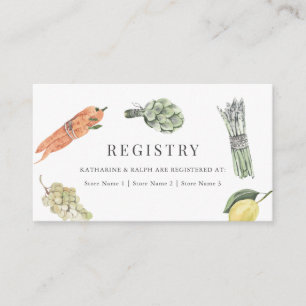 Hochzeitsgeschenk-Registrierung: Sie ist nicht meh Begleitkarte