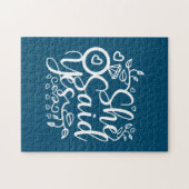 Hochzeitsgeschenk sagt sie ja puzzle (Horizontal)