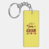 Hochzeitsgeschenk Schlüsselanhänger (Vorderseite links)