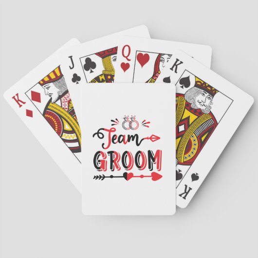 Hochzeitsgeschenk Spielkarten (Rückseite)