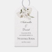 Hochzeitsgeschenk-Tag auf Spanisch Geschenkanhänger (Vorderseite)