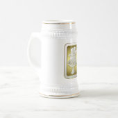 Hochzeitsgeschenk-Tasse Bierglas (Vorderseite Links)