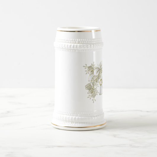 Hochzeitsgeschenk-Tasse Bierglas (Mittel)