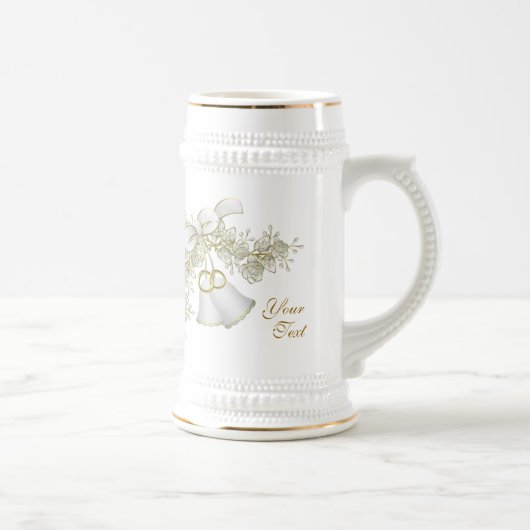 Hochzeitsgeschenk-Tasse Bierglas (Rechts)