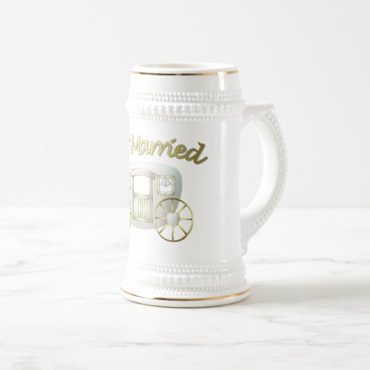 Hochzeitsgeschenk-Tasse Bierglas (VorderseiteRechts)