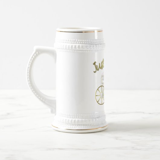 Hochzeitsgeschenk-Tasse Bierglas (Links)