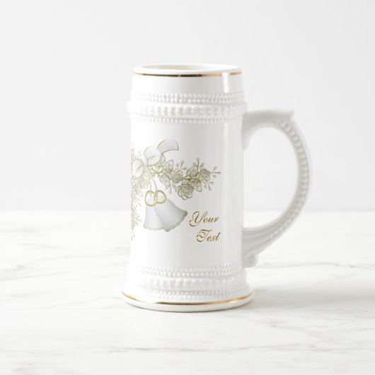 Hochzeitsgeschenk-Tasse Bierglas (Rechts)